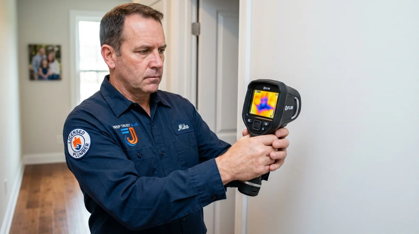Thermal imaging leak detection by Johns Plumbing LLC in Universal City